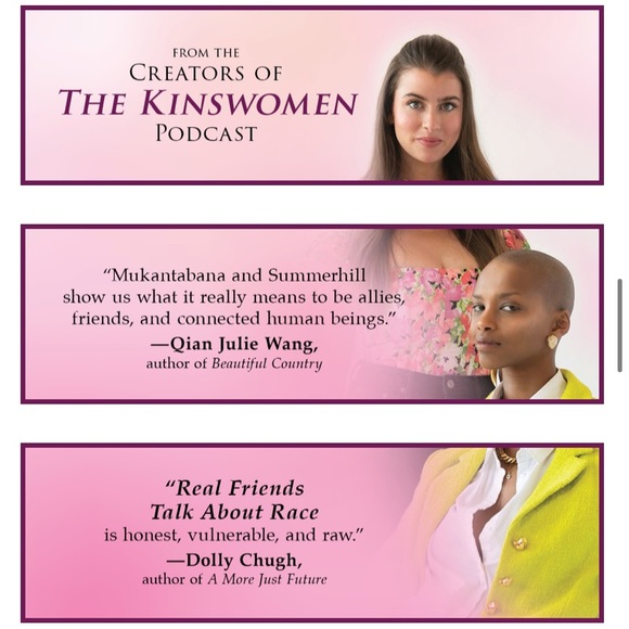 💜 Real Friends Talk About Race by Yseult P. Mukantabana & Hannah Summerhill ARC - Picture 3 of 3